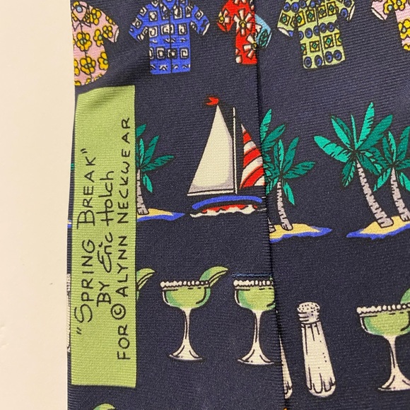 Eric Holch for Alynn Neckwear Spring Break Men’s Tie - Picture 4 of 4